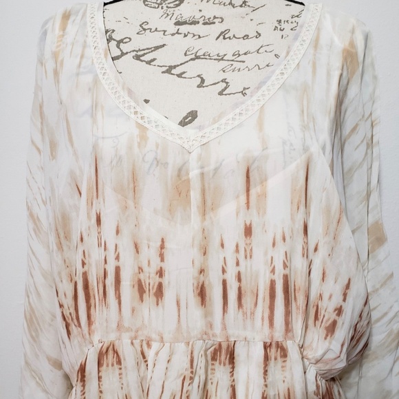 1x Motherhood Maternity BoHo Blouse w/ Built in Cami - Picture 2 of 4